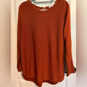 Rust Orange Sweater. Perfect for fall!